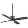 52" Minka Aire Strata Smoked Iron Outdoor LED Ceiling Fan with Remote
