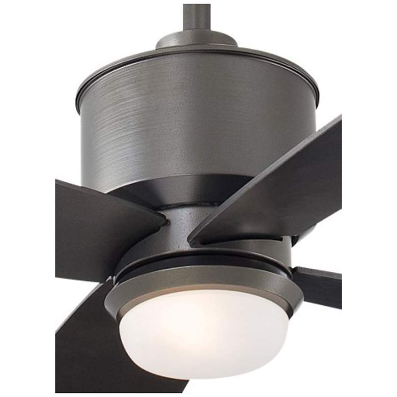 Image 3 52" Minka Aire Strata Smoked Iron Outdoor LED Ceiling Fan with Remote more views
