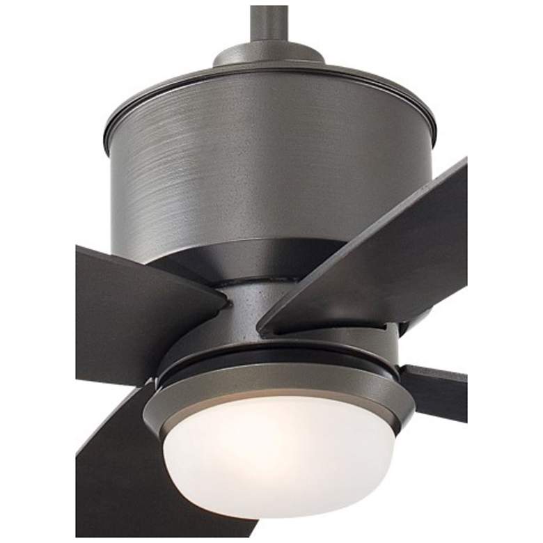 Image 3 52 inch Minka Aire Strata Smoked Iron Outdoor LED Ceiling Fan with Remote more views