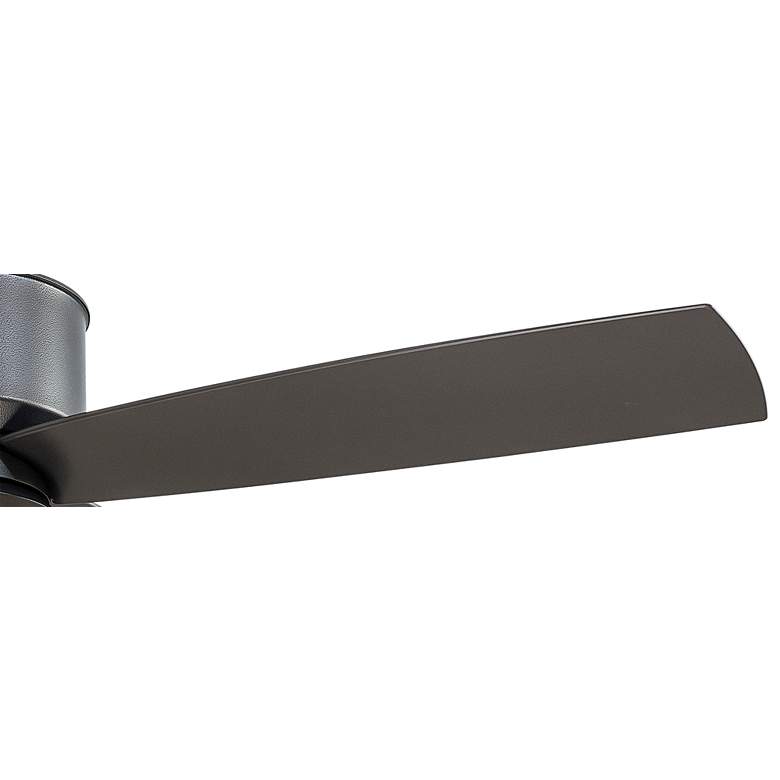 Image 4 52" Minka Aire Strata Smoked Iron Outdoor LED Ceiling Fan with Remote more views
