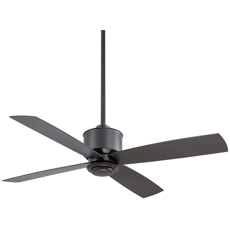 52 inch Minka Aire Strata Smoked Iron Outdoor LED Ceiling Fan with Remote more views