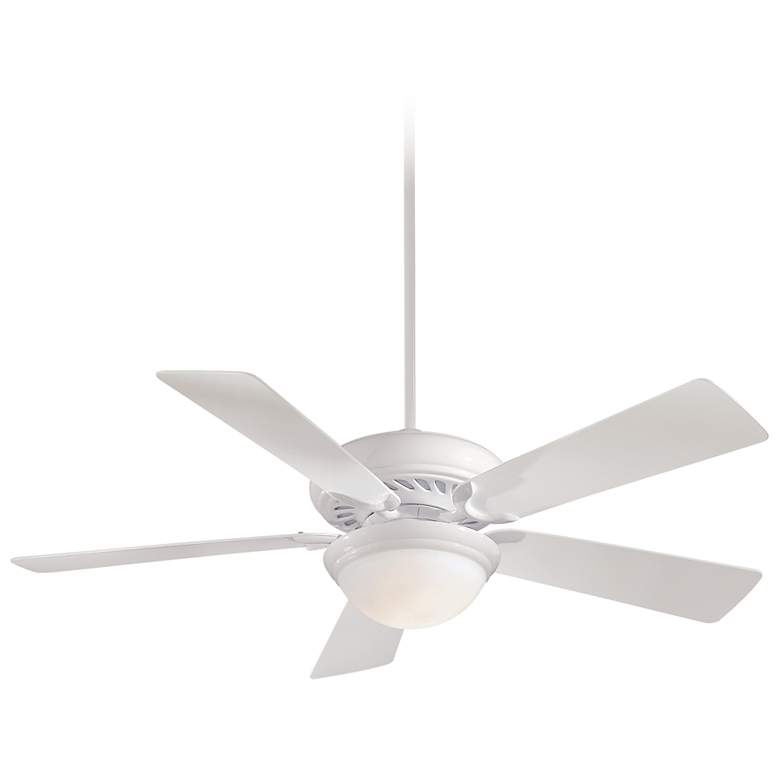 Image 2 52 inch Minka Aire Supra White LED Ceiling Fan with Remote