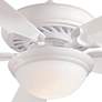 52" Minka Aire Supra White LED Ceiling Fan with Remote