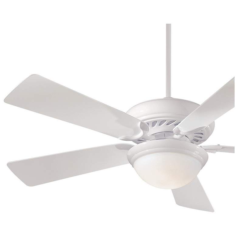Image 4 52" Minka Aire Supra White LED Ceiling Fan with Remote more views