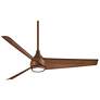 52" Minka Aire Twist Distressed Koa LED Smart Ceiling Fan with Remote