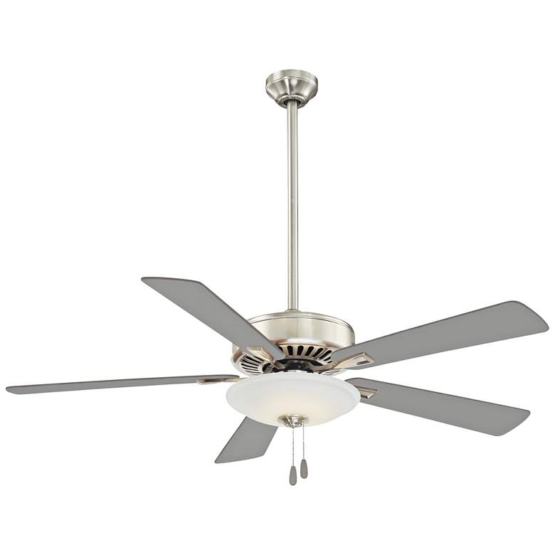 Image 2 52 inch Minka Aire Uni-Pack Polished Nickel LED Pull Chain Ceiling Fan