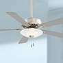 52" Minka Aire Uni-Pack Polished Nickel LED Pull Chain Ceiling Fan