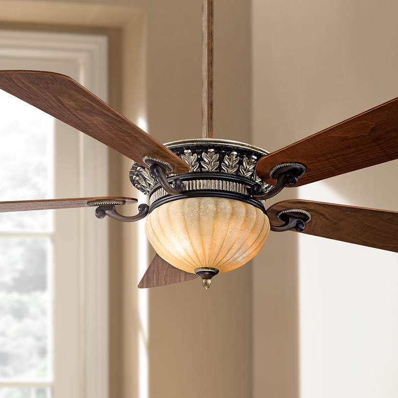 Image 1 52" Minka Aire Volterra Belcaro Walnut Ceiling Fan