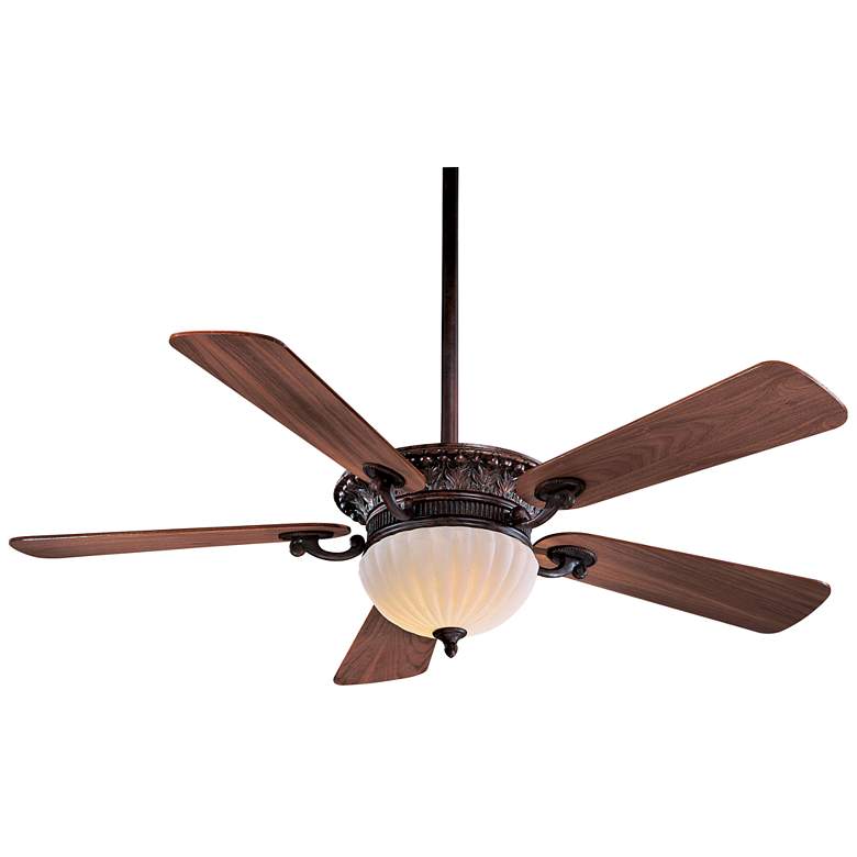 Image 2 52" Minka Aire Volterra Bronze LED Ceiling Fan with Wall Control