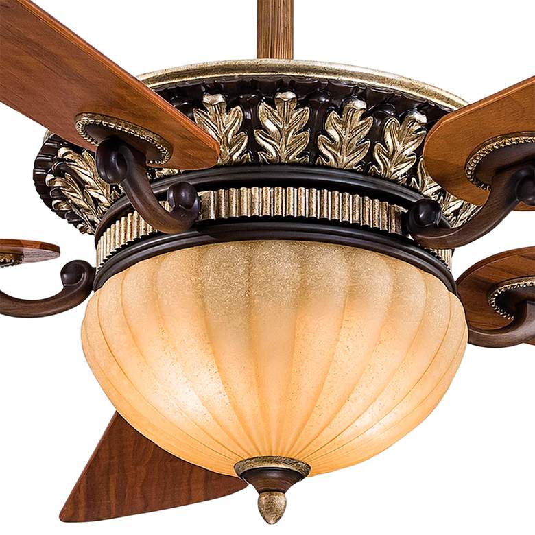 52&quot; Minka Aire Volterra Traditional Fan with Light and Wall Control more views