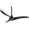 52" Minka Aire Wave Coal Ceiling Fan with Remote Control