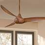 52" Minka Aire Wave Distressed Koa Ceiling Fan with Remote Control