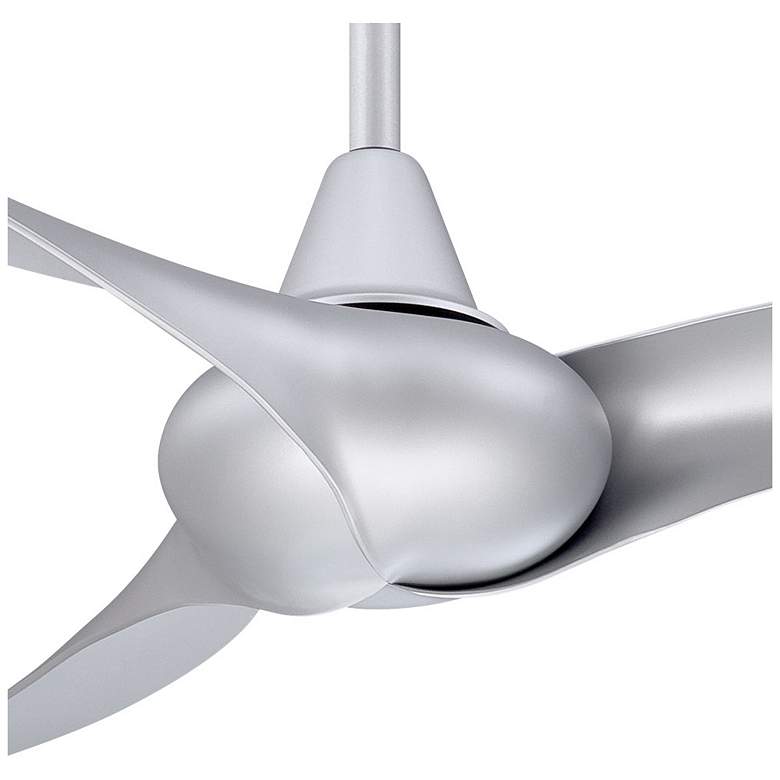 Image 3 52" Minka Aire Wave Silver Modern Indoor Ceiling Fan with Remote more views