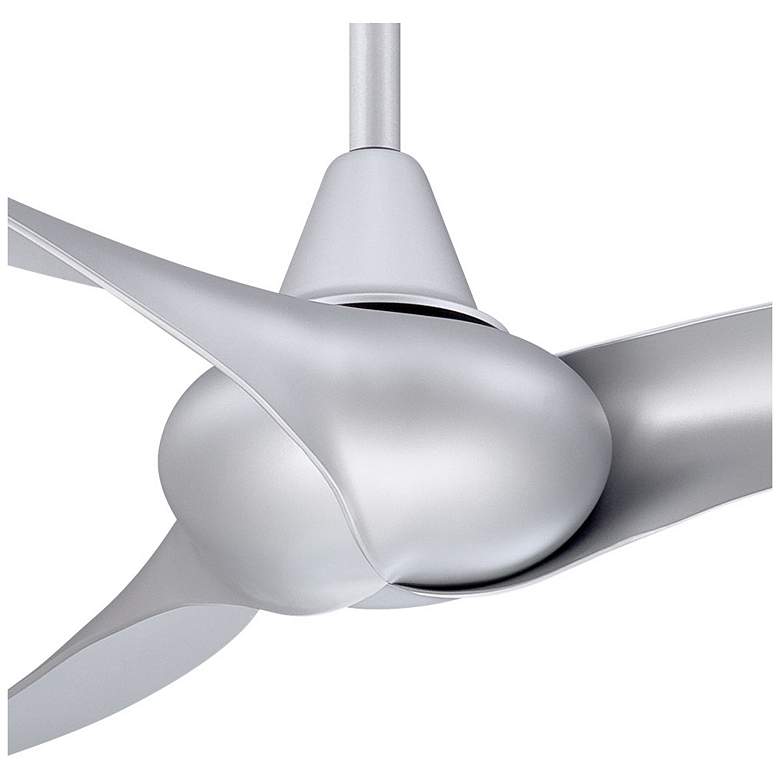 Image 3 52 inch Minka Aire Wave Silver Modern Indoor Ceiling Fan with Remote more views