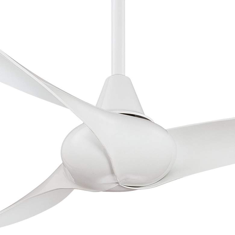 Image 3 52" Minka Aire Wave White Finish Indoor Ceiling Fan with Remote more views