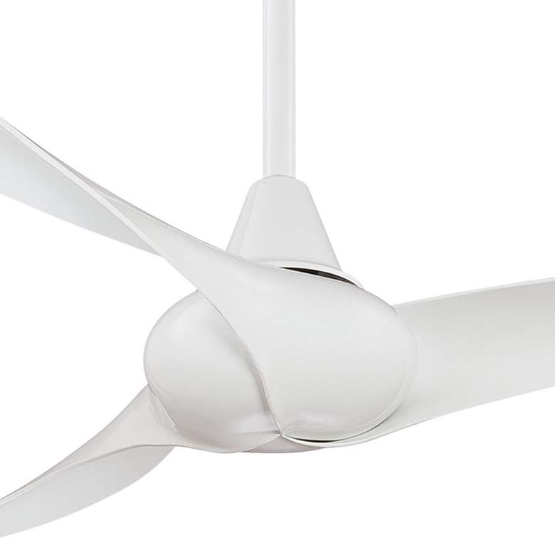 Image 3 52 inch Minka Aire Wave White Finish Indoor Ceiling Fan with Remote more views