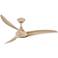 52" Minka Aire Wave White Oak Finish Indoor Ceiling Fan with Remote