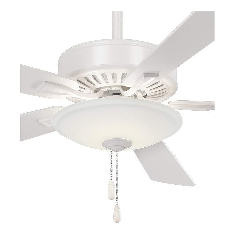 Image 4 52" Minka Aire White Finish LED Pull Chain Indoor Ceiling Fan more views