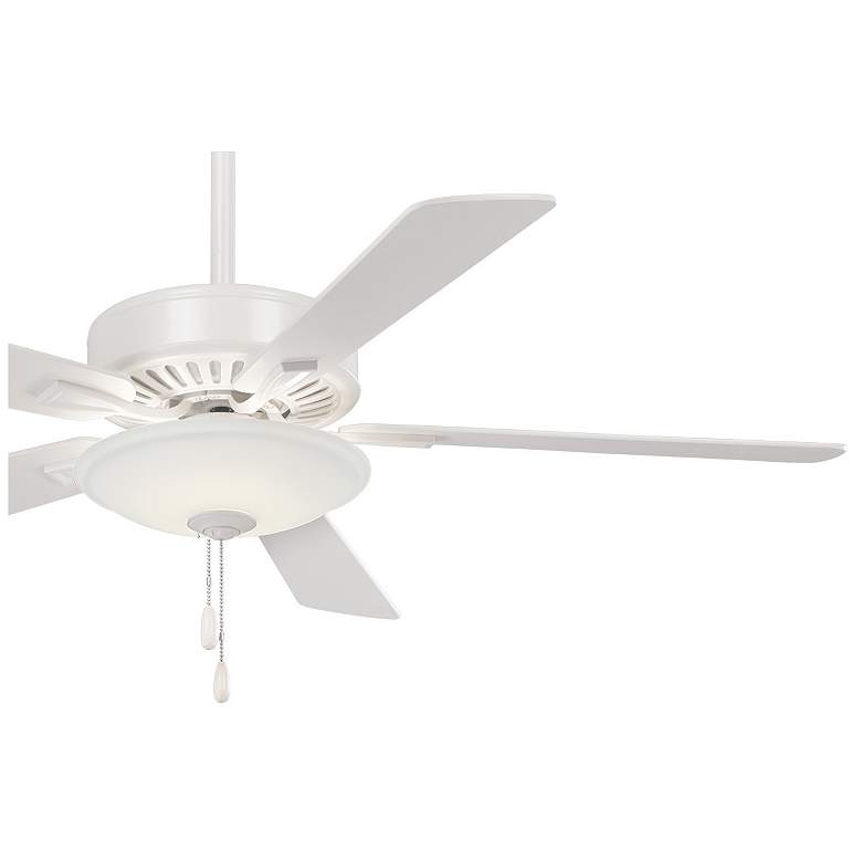 Image 5 52" Minka Aire White Finish LED Pull Chain Indoor Ceiling Fan more views