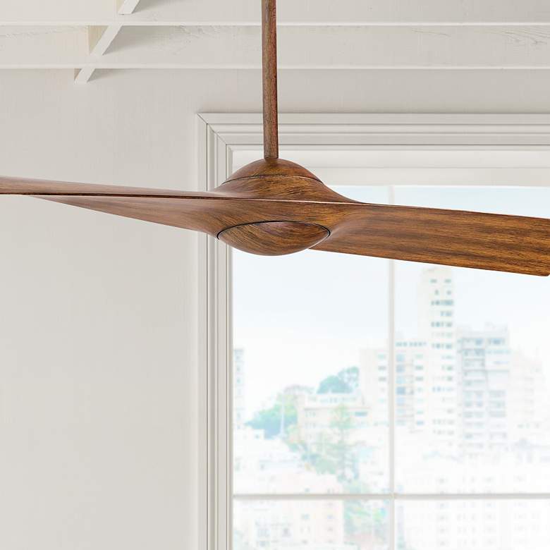 Image 1 52" Minka Aire Wing Distressed Koa Two Blade Ceiling Fan