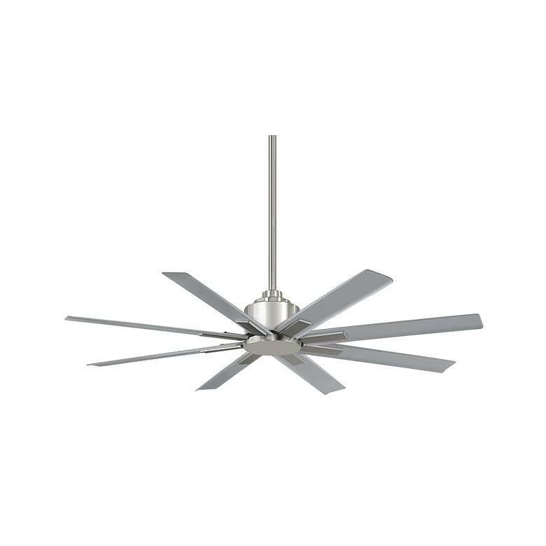 Image 2 52" Minka Aire Xtreme H2O Brushed Nickel Wet Ceiling Fan with Remote
