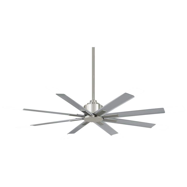 Image 2 52" Minka Aire Xtreme H2O Brushed Nickel Wet Ceiling Fan with Remote