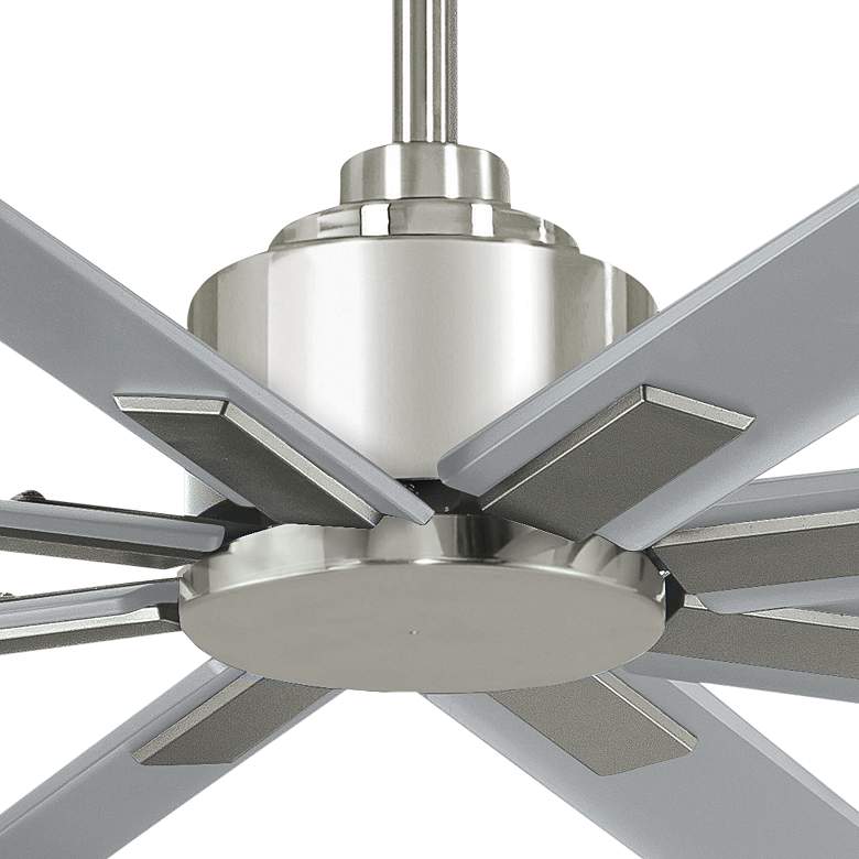 Image 3 52" Minka Aire Xtreme H2O Brushed Nickel Wet Ceiling Fan with Remote more views