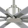 52" Minka Aire Xtreme H2O Brushed Nickel Wet Ceiling Fan with Remote