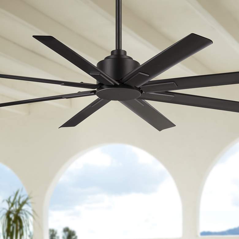 Image 1 52" Minka Aire Xtreme H2O Coal Wet Ceiling Fan with Remote Control