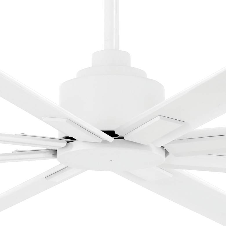 Image 3 52" Minka Aire Xtreme H2O Flat White Wet Ceiling Fan with Remote more views