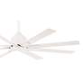 52" Minka Aire Xtreme H2O Flat White Wet Ceiling Fan with Remote