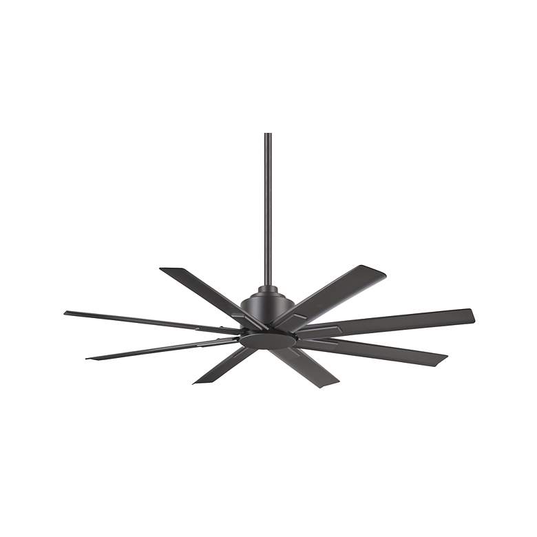 Image 1 52" Minka Aire Xtreme H2O Smoked Iron Wet Ceiling Fan with Remote