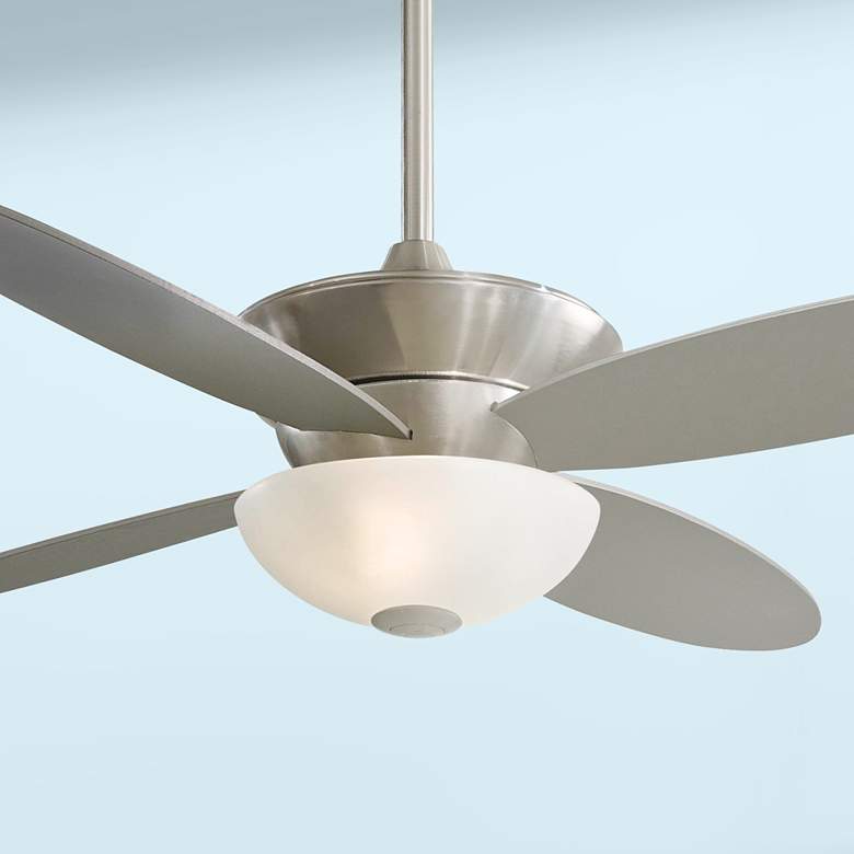 Image 1 52 inch Minka Aire Zen Brushed Nickel Ceiling Fan