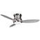 52" Minka Concept II Brushed Nickel Outdoor Ceiling Fan