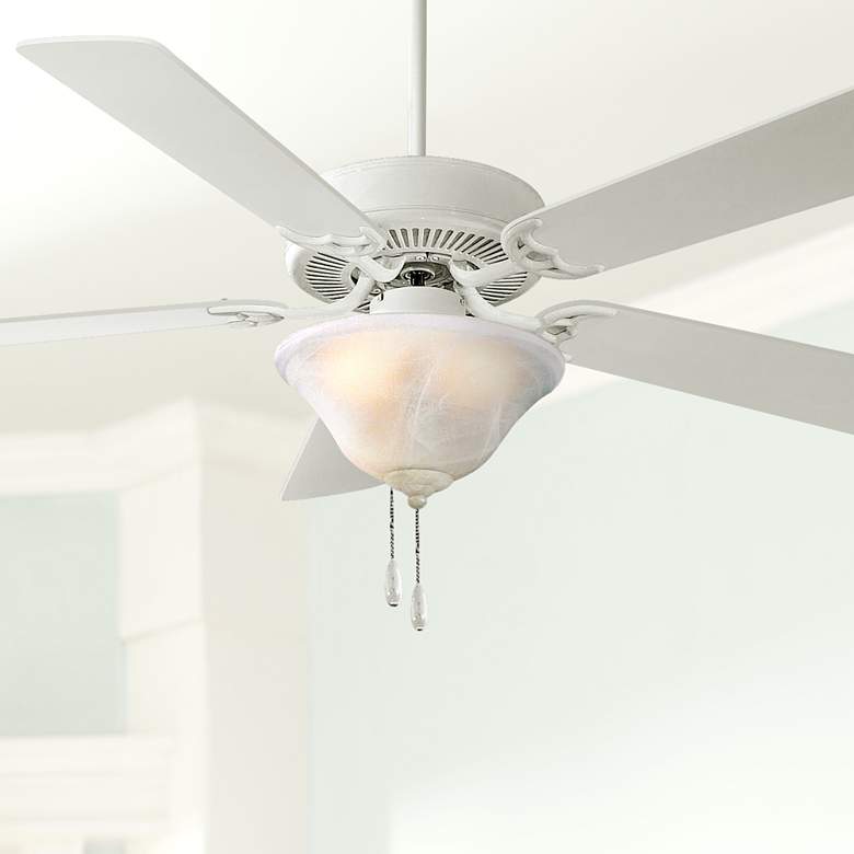 Image 1 52" Minka Contractor Uni-Pack White Ceiling Fan