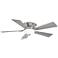 52" Minka Delano II Polished Nickel Hugger Ceiling Fan
