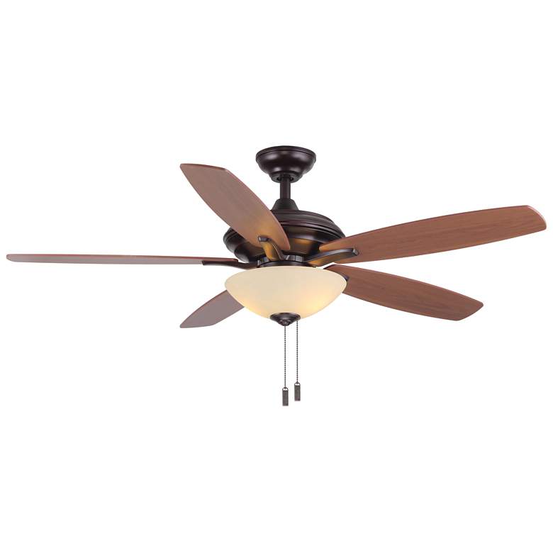 Image 1 52" Modelo Oiled Bronze w/ Maple and Walnut LED Ceiling Fan