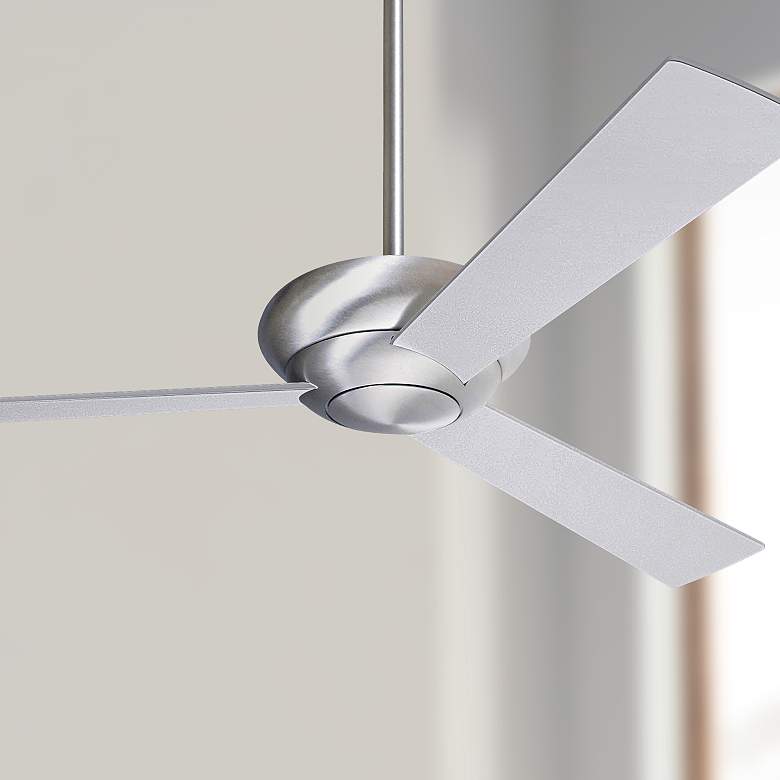 Image 1 52" Modern Fan Altus Aluminum Finish Ceiling Fan with Wall Control