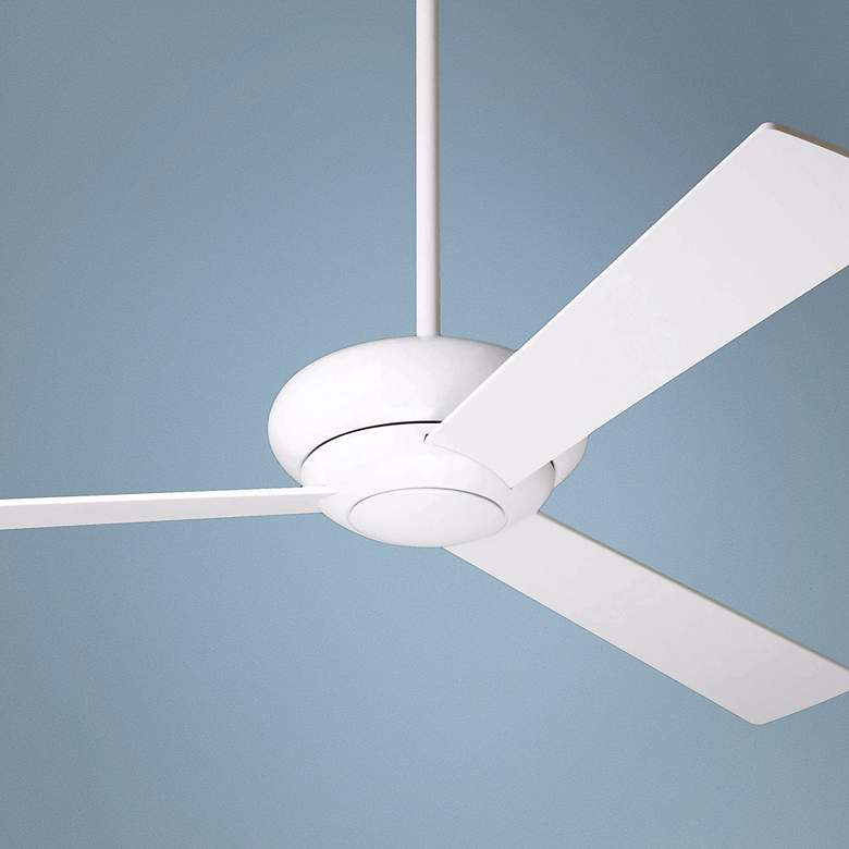 Image 1 52 inch Modern Fan Altus Gloss White Ceiling Fan