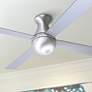 52" Modern Fan Aluminum Ball Hugger Ceiling Fan with Wall Control