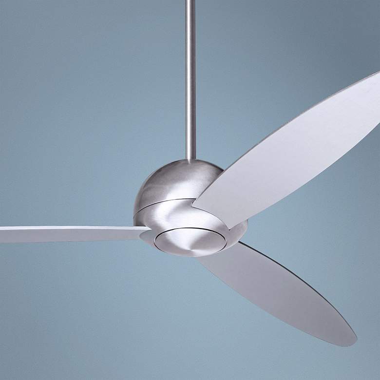 Image 1 52 inch Modern Fan Company Plum Aluminum Finish Ceiling Fan