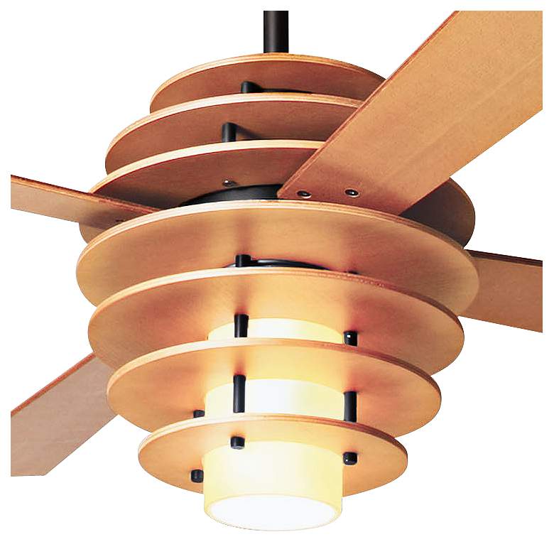 Image 3 52" Modern Fan Stella Maple 4-Blade LED Ceiling Fan with Remote more views