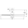 6_52" Modern Forms Axis Black 3000K LED Smart Ceiling Fan more views