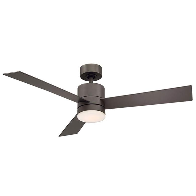 Image 1 52 inch Modern Forms Axis Bronze 2700K LED Wet Rated Smart Ceiling Fan