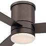 52" Modern Forms Axis Bronze Hugger Wet LED Smart Ceiling Fan