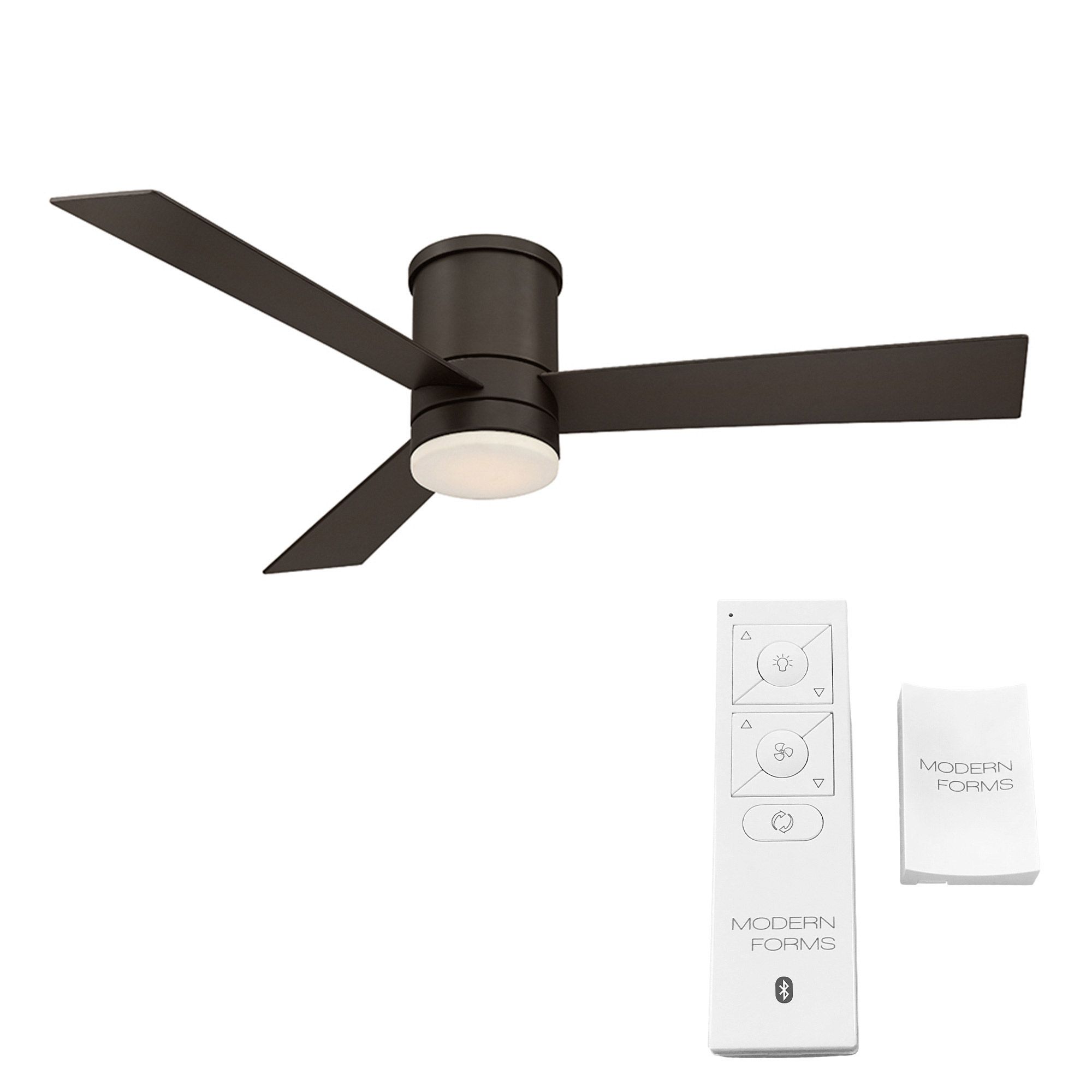 Image 6 52" Modern Forms Axis Bronze LED Smart Indoor/Outdoor Ceiling Fan more views