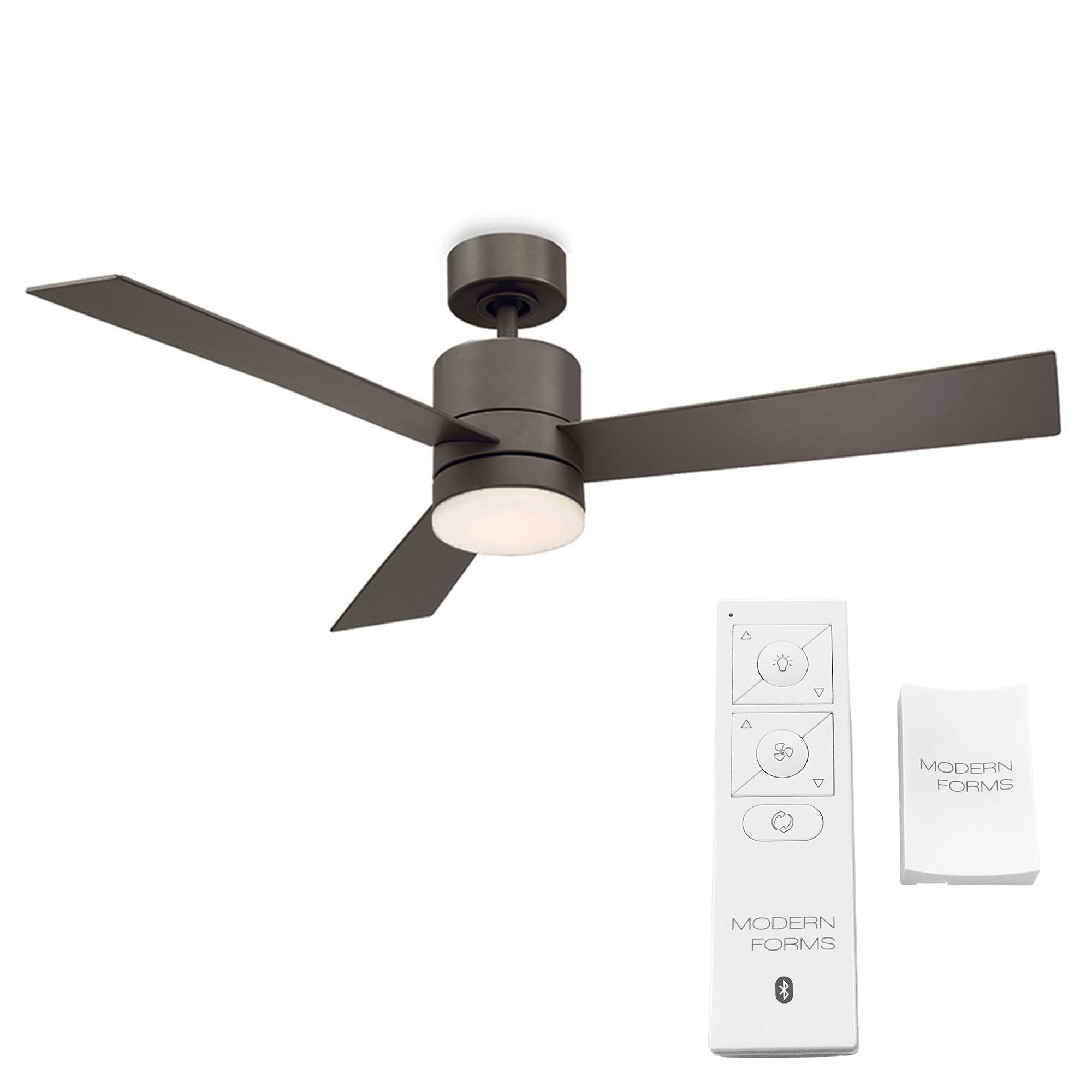 Image 7 52" Modern Forms Axis Bronze LED Smart Indoor/Outdoor Ceiling Fan more views