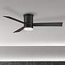 52" Modern Forms Axis Flush Black LED Smart Ceiling Fan