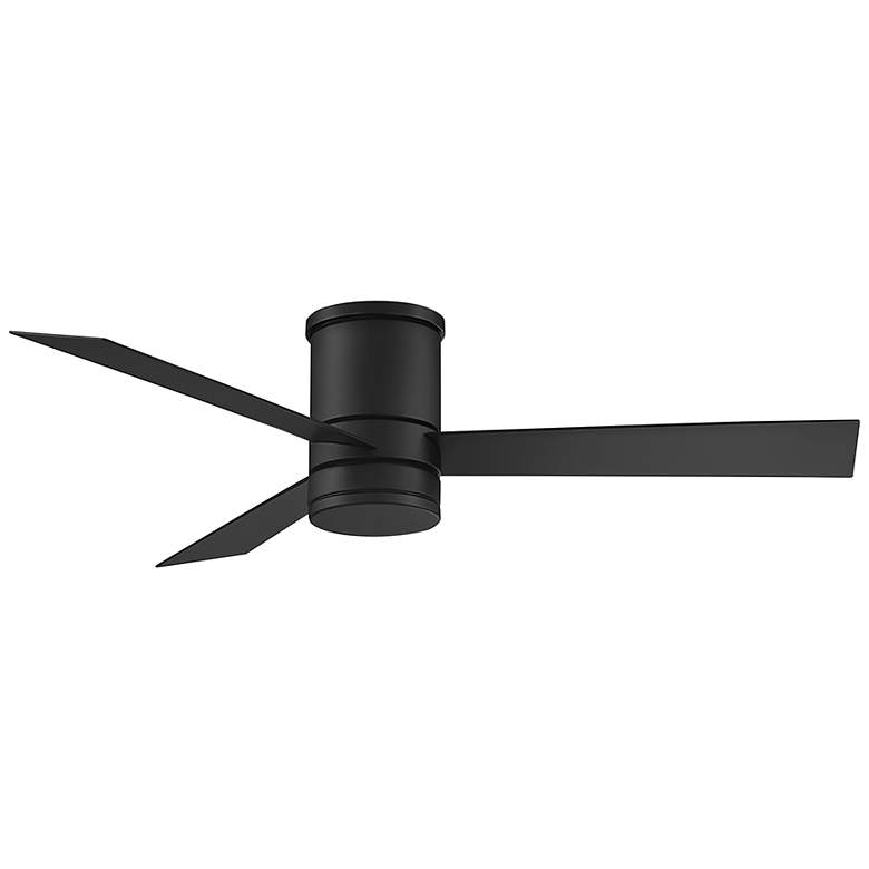 Image 3 52" Modern Forms Axis Flush Black LED Smart Ceiling Fan more views