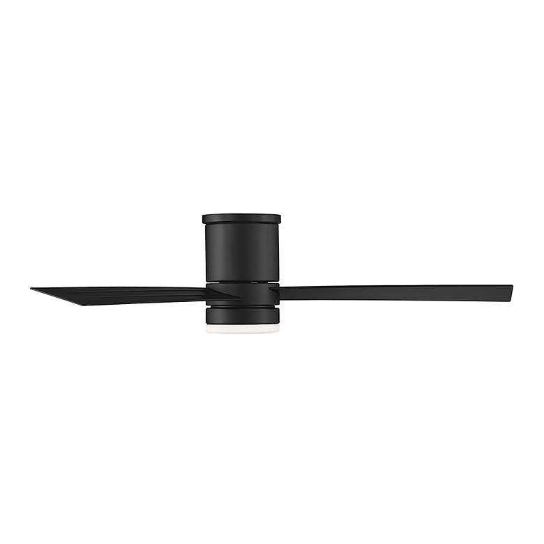 Image 3 52" Modern Forms Axis Flush Black LED Smart Ceiling Fan more views